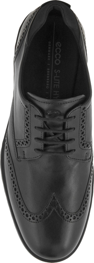 ECCO S. Lite Hybrid Brogue Derby, Alternate, color, Black