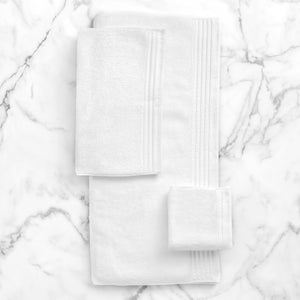 image 5 of Hotel Style Egyptian Cotton Towel 10-Piece Set, White