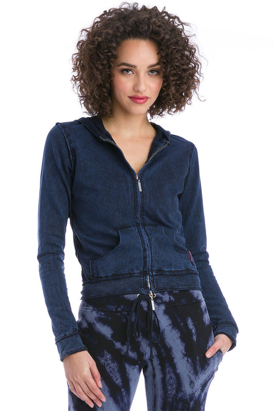 Split Seam Double Zip Hoodie