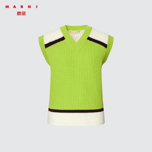 Knitted V-Neck Vest (MARNI)