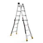 Gorilla Ladders 18 ft. Reach MPXA Aluminum Multi-Position Ladder with 300 lbs. Load Capacity Type IA Duty Rating