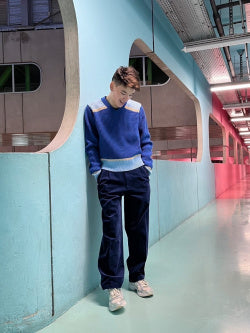 Knitted V-Neck Long-Sleeve Sweater (MARNI)