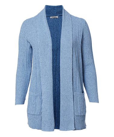 Arpeggio Knitwear | Cinnamon Beige Cable-Knit Pocket Open Cardigan - Women & Plus